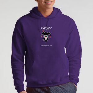 CYKOSIS Men's Purple Sweater With Hoodie (Limited Edition)