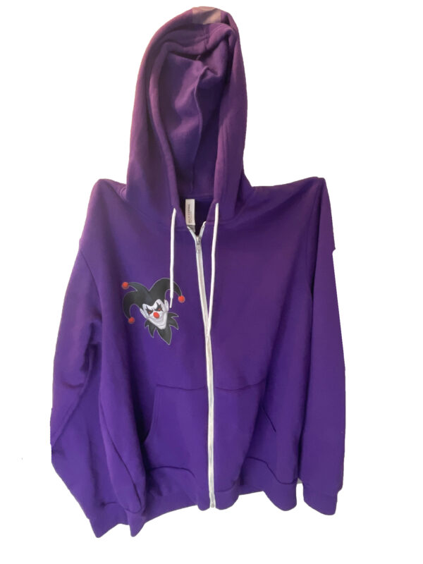 CYKOSIS Men's Full Zipper Sweatshirt With Hood Purple (Limited Edition)